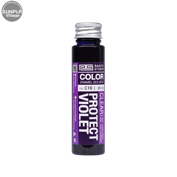 Raditz Studio RS C10 Clear Protect Violet 35 ml (Enamel Clear) 8858878000108 (สี) Raditz Studio RS C10 Clear Protect Violet 35 ml (Enamel Clear) 8858878000108 (สี)
