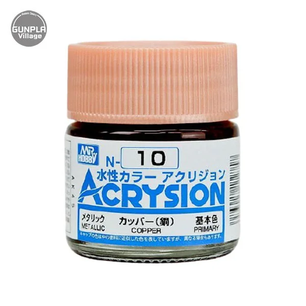Mr.Hobby MR.ACRYSION COLOR N-10 COPPER 4973028112757 (สี) Mr.Hobby MR.ACRYSION COLOR N-10 COPPER 4973028112757 (สี)