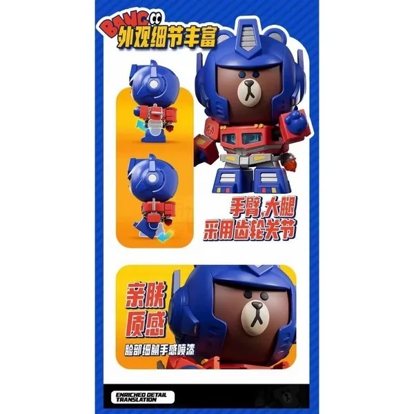 Blokees Transformers 73517 Mokoo Mega Optimus Prime x Brown 810181531244 (Figure)