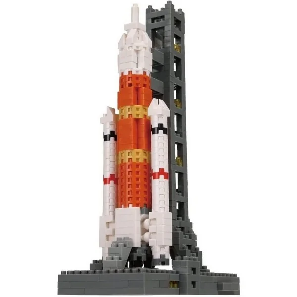 Kawada nanoblock NBH_236 Rocket & Launch Pad 4972825226353 (นาโนบล็อค)