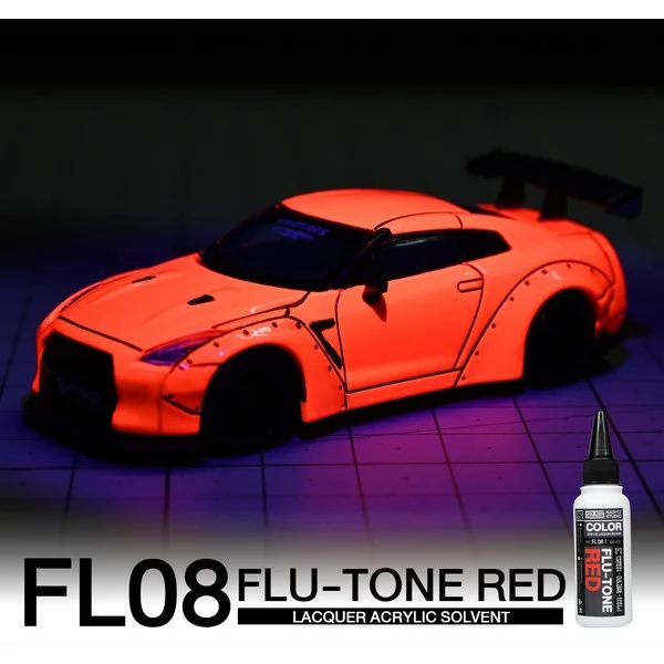 Raditz Studio FL08 Flu-Tone Red 60 ml (Flu-Tone Series) 8858878500088 (สี)