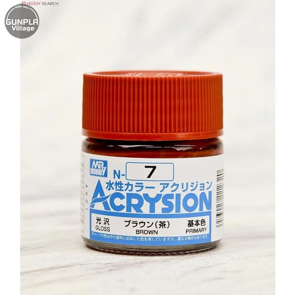 Mr.Hobby MR.ACRYSION COLOR N-07 BROWN 4973028112320 สี (สี)