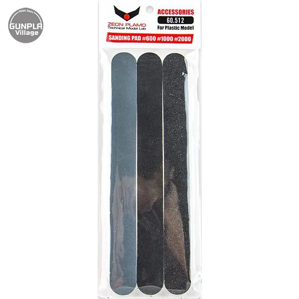 Zeon Plamo 60.512 Sanding Pad #600 #1000 #2000 ZP60512SP600 (Tool) Zeon Plamo 60.512 Sanding Pad #600 #1000 #2000 ZP60512SP600 (Tool)