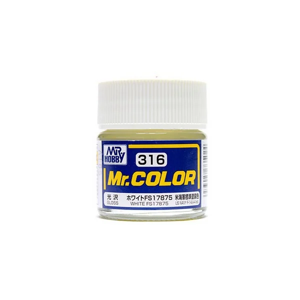 Mr.Hobby Mr.Color C316 White FS17875 Gloss (10ml) 4973028735024 4973028717440 (สี) Mr.Hobby Mr.Color C316 White FS17875 Gloss (10ml) 4973028735024 4973028717440 (สี)
