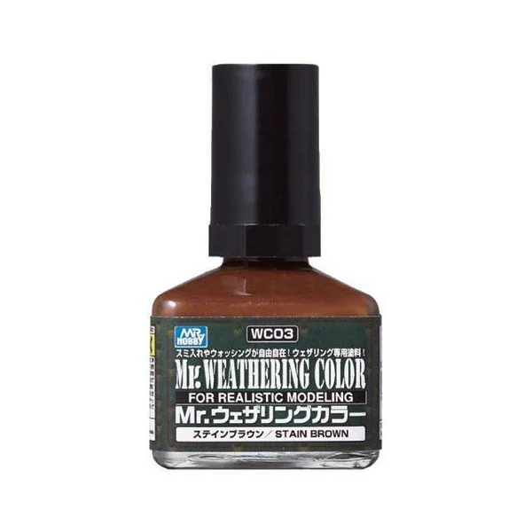 Mr.Hobby Mr.Weathering Color WC03 Stain Brown 4973028111507 (Tool) Mr.Hobby Mr.Weathering Color WC03 Stain Brown 4973028111507 (Tool)