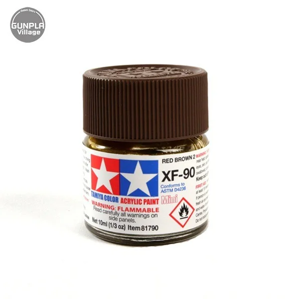 Tamiya 81790 Acrylic Mini XF-90 Red Brown 2 45207358 (สี) Tamiya 81790 Acrylic Mini XF-90 Red Brown 2 45207358 (สี)