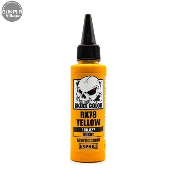 Skull Color 100.027 RX78 Yellow 60 ml (Robot) 8853100903274 (สี) Skull Color 100.027 RX78 Yellow 60 ml (Robot) 8853100903274 (สี)