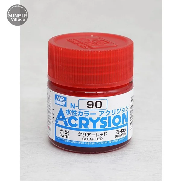 Mr.Hobby MR.ACRYSION COLOR N-90 CLEAR RED 4973028034271 (สี) Mr.Hobby MR.ACRYSION COLOR N-90 CLEAR RED 4973028034271 (สี)