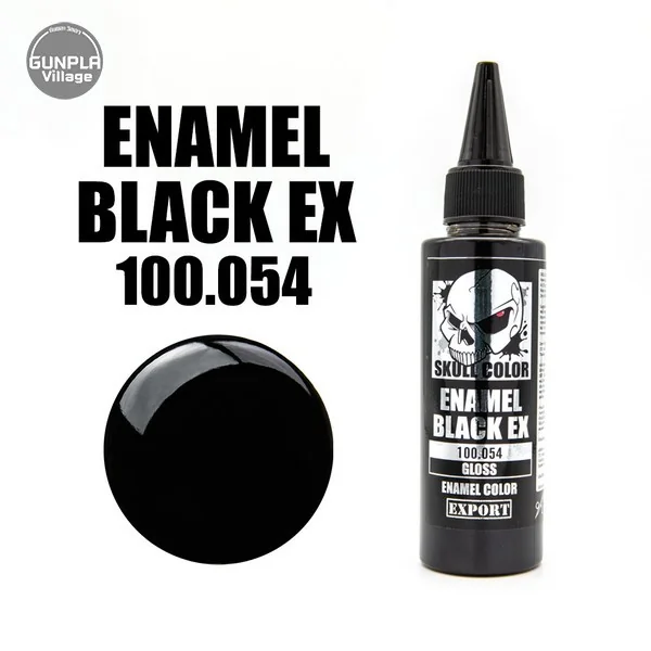 Skull Color 100.054 Enamel Black EX 60 ml (Gloss) 8853100903540 (สี) Skull Color 100.054 Enamel Black EX 60 ml (Gloss) 8853100903540 (สี)