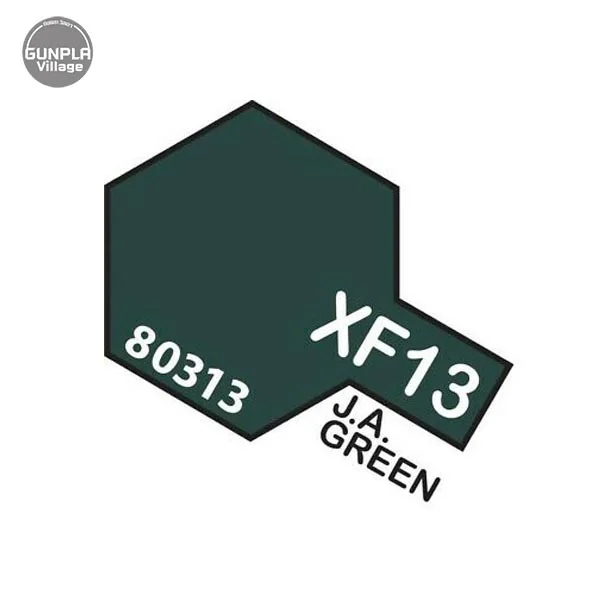 Tamiya Enamel Color 80313 XF-13 J.A. Green (Flat) 45135446 (สี) Tamiya Enamel Color 80313 XF-13 J.A. Green (Flat) 45135446 (สี)