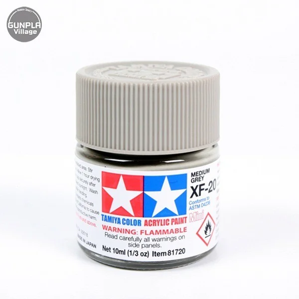 Tamiya 81720 Acrylic Mini XF-20 Medium Grey 45035678 (สี) Tamiya 81720 Acrylic Mini XF-20 Medium Grey 45035678 (สี)