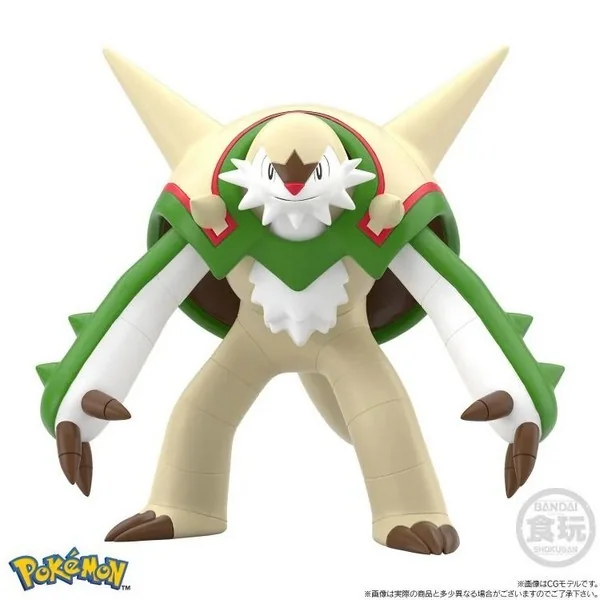 Bandai Pokemon Scale World Kalos Calem (Calme) & Chesnaught (Brigarron) & Delphox (Mahoxy) 4570117923241 (Figure)