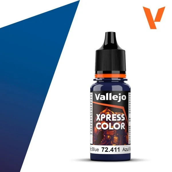Vallejo Xpress Color 72.411 Mystic Blue 18 ml 8429551724111 (สี)