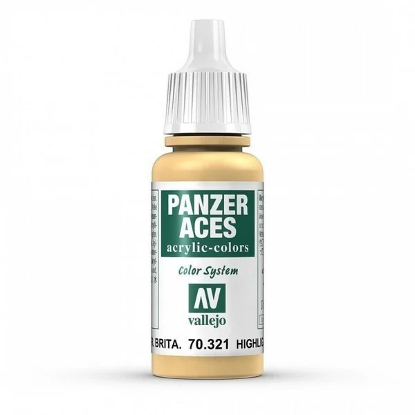 Vallejo Panzer Aces 70.321 Bristish Tanker Highlights 17 ml 8429551703215 (สี) Vallejo Panzer Aces 70.321 Bristish Tanker Highlights 17 ml 8429551703215 (สี)