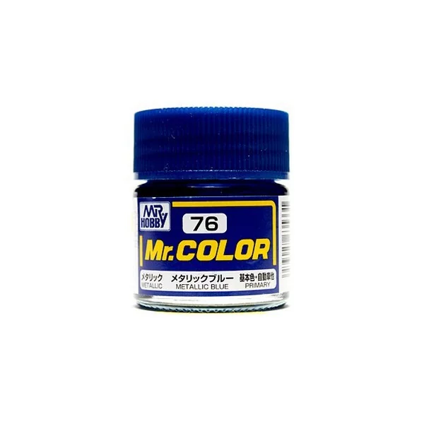 Mr.Hobby Mr.Color C76 Blue Metallic Gloss (10ml) 4973028635331 (สี) Mr.Hobby Mr.Color C76 Blue Metallic Gloss (10ml) 4973028635331 (สี)