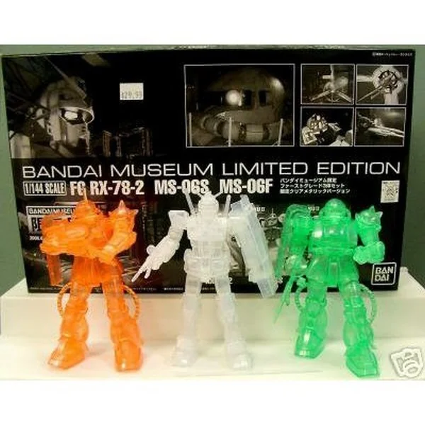 Bandai FG RX-78-2 / MS-06S / MS06F Bandai Museum Limited Edition 4543112462930 (Plastic Model) Bandai FG RX-78-2 / MS-06S / MS06F Bandai Museum Limited Edition 4543112462930 (Plastic Model)