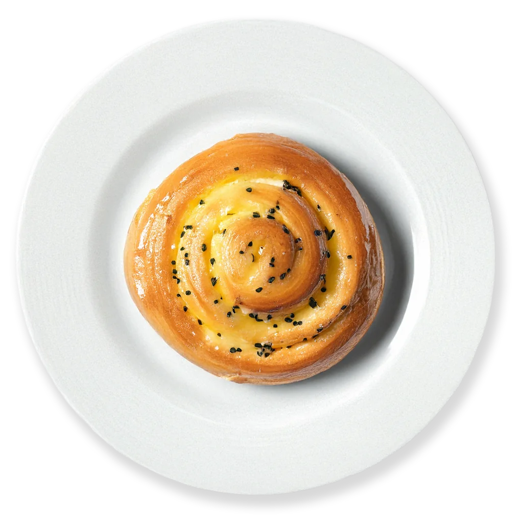 Cream Danish Swirls ขนมปังเดนิชใส่ไส้ (เลม่อน, ช๊อกโกแลต)