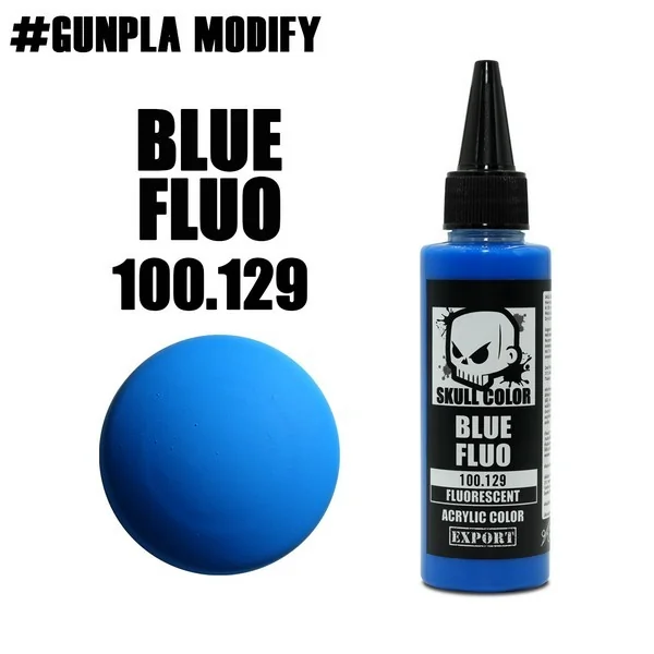 Skull Color 100.129 Blue Fluo 60 ml (Fluorescent) 8853100904240 (สี) Skull Color 100.129 Blue Fluo 60 ml (Fluorescent) 8853100904240 (สี)