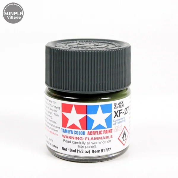 Tamiya 81727 Acrylic Mini XF-27 Black Green 45035746 (สี) Tamiya 81727 Acrylic Mini XF-27 Black Green 45035746 (สี)