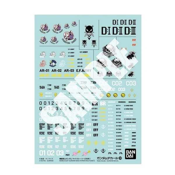 Bandai Decal GD136 Mobile Suit Gundam Side Stories Multiuse 1 4573102650849 (Decal) Bandai Decal GD136 Mobile Suit Gundam Side Stories Multiuse 1 4573102650849 (Decal)