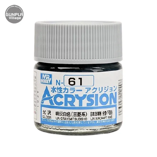 Mr.Hobby MR.ACRYSION COLOR N-61 IJN GRAY 4973028112498 (สี) Mr.Hobby MR.ACRYSION COLOR N-61 IJN GRAY 4973028112498 (สี)