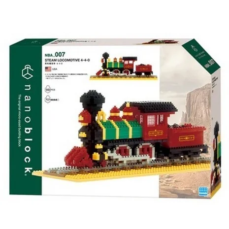 Kawada nanoblock NBA_007 Steam Locomotive 4-4-0 4972825233207 (นาโนบล็อค) Kawada nanoblock NBA_007 Steam Locomotive 4-4-0 4972825233207 (นาโนบล็อค)