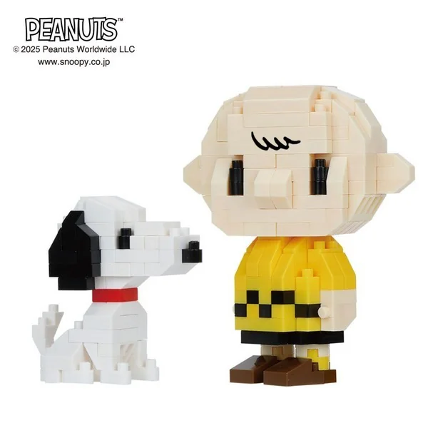 Kawada nanoblock NBH_252 Charlie Brown With Snoopy 4972825229200 (นาโนบล็อค)
