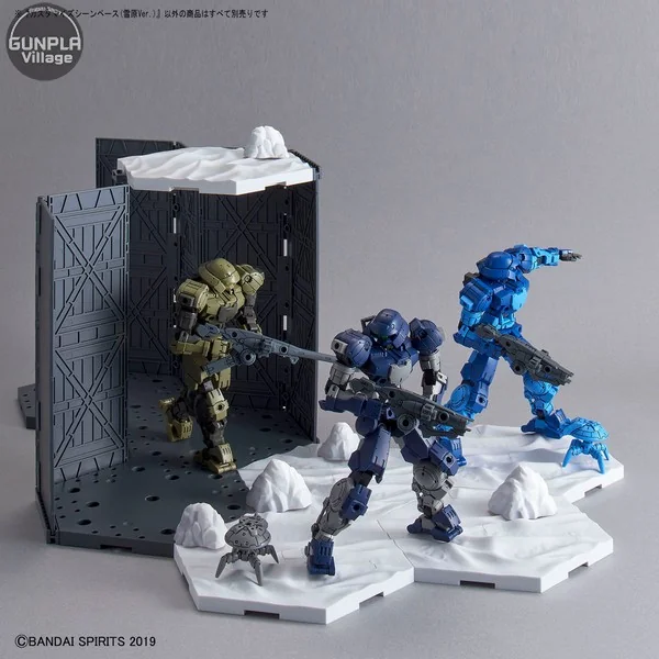 Bandai Customize Scene Base (Snow Field Ver.) 4573102595508 (Plastic Model)