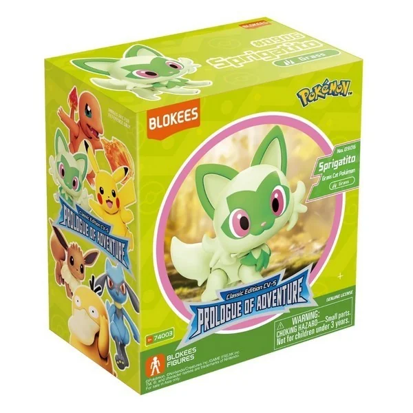 Blokees Pokemon 74003 Pokemon Classic Edition CV-S Sprigatito 810181530322 (Figure) Blokees Pokemon 74003 Pokemon Classic Edition CV-S Sprigatito 810181530322 (Figure)