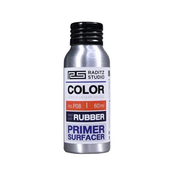 Raditz Studio RS P08 Surface Primer Rubber 60 ml (Surfacer Primer) 8858878800088 (สี) Raditz Studio RS P08 Surface Primer Rubber 60 ml (Surfacer Primer) 8858878800088 (สี)