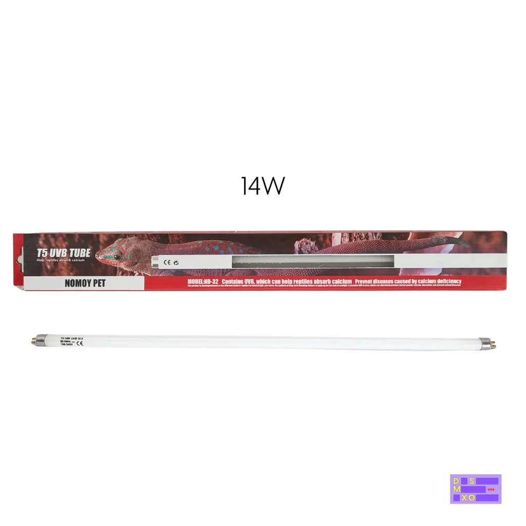 NOMOY PET T5 UVB 10.0 (8W 30W/14W 60CM/21W 90CM) เฉพาะหลอดไฟ หลอดไฟสัตว์เลื้อยคลาน หลอดไฟเต่าบก เต่าซูคาต้า เบี๊ยดดราก้อน กิ้งก่าทะเลทราย แสงแดดเทียม