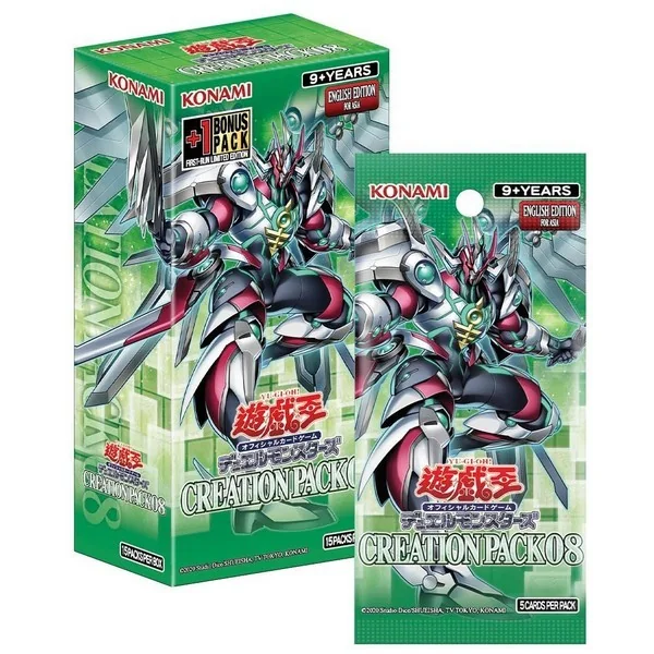 Konami Yu-Gi-Oh! Asia English - Creation Pack 08 (CR08-AE) แบบกล่อง (15 ซอง) 4988602178494 (การ์ดยูกิ) Konami Yu-Gi-Oh! Asia English - Creation Pack 08 (CR08-AE) แบบกล่อง (15 ซอง) 4988602178494 (การ์ดยูกิ)
