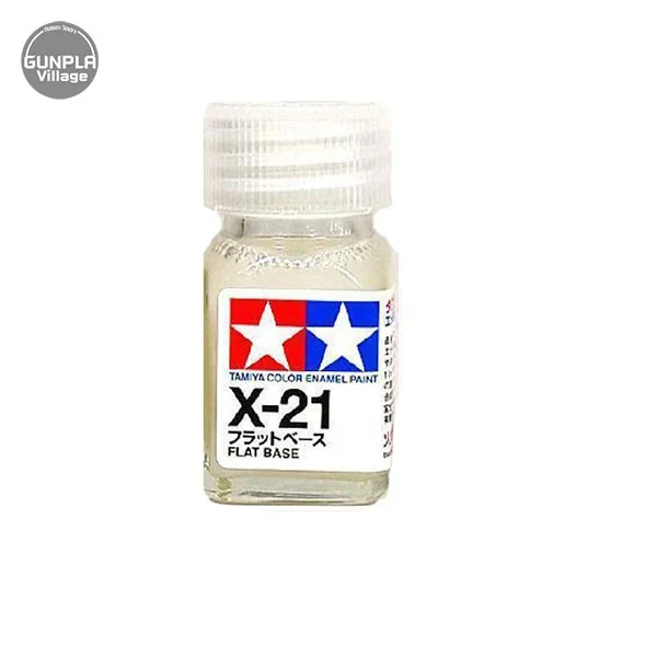 Tamiya Enamel Color 80021 X-21 Flat Base (Gloss) 45135200 (สี) Tamiya Enamel Color 80021 X-21 Flat Base (Gloss) 45135200 (สี)