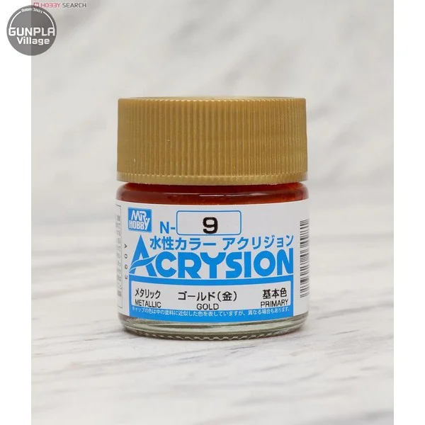 Mr.hobby MR.ACRYSION COLOR N-09 GOLD 4973028034981 (สี) Mr.hobby MR.ACRYSION COLOR N-09 GOLD 4973028034981 (สี)