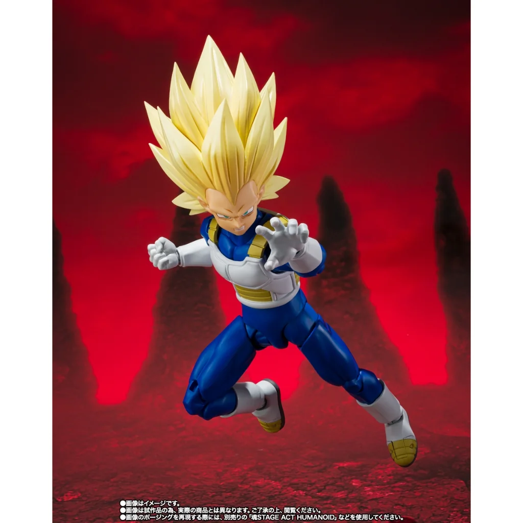 [Pre Order 02/2570] Bandai S.H.Figuarts Super Saiyan 3 Vegeta Daima 4573102736383 (Action Figure)