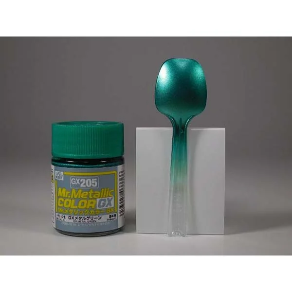 Mr.Hobby Mr.Metallic Color GX205 Metal Green 4973028033366 (สี) Mr.Hobby Mr.Metallic Color GX205 Metal Green 4973028033366 (สี)