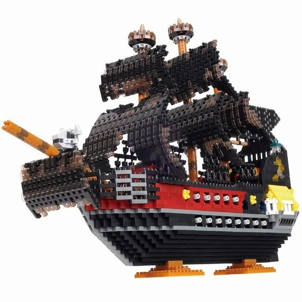 Kawada nanoblock NB-050 Pirate Ship Deluxe Edition 4972825220047 (นาโนบล็อค) Kawada nanoblock NB-050 Pirate Ship Deluxe Edition 4972825220047 (นาโนบล็อค)