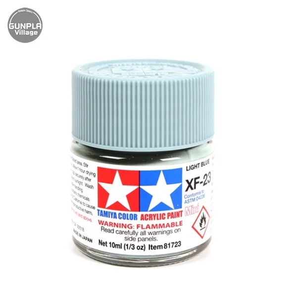Tamiya 81723 Acrylic Mini XF-23 Light Blue 45035708 (สี) Tamiya 81723 Acrylic Mini XF-23 Light Blue 45035708 (สี)