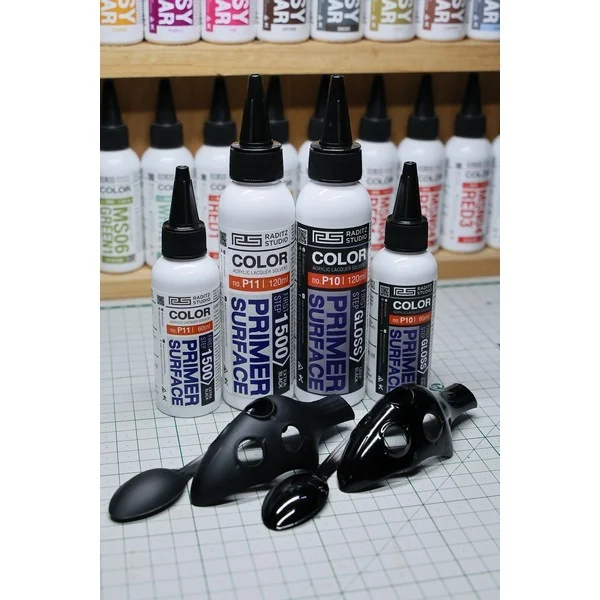 Raditz Studio RS P10 Surface Primer Black Gloss 60 ml (Surfacer Primer) 8858878806108 (สี) Raditz Studio RS P10 Surface Primer Black Gloss 60 ml (Surfacer Primer) 8858878806108 (สี)