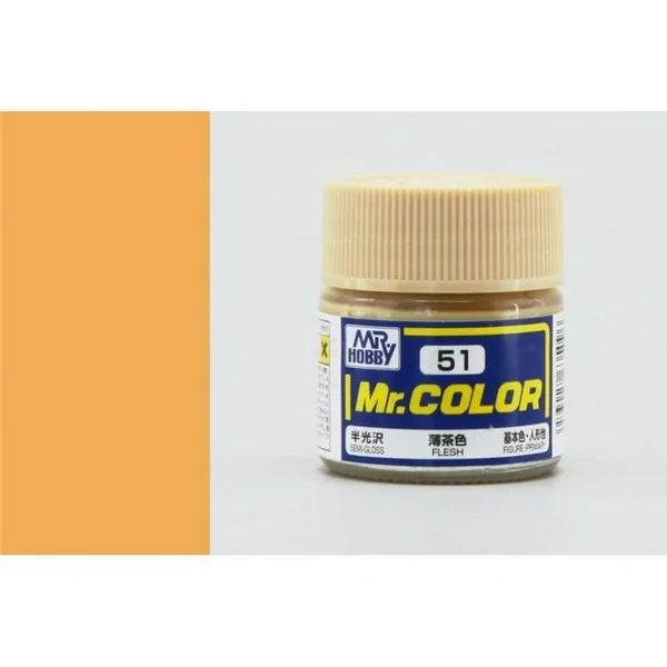 Mr.Hobby Mr.Color C51 Flesh Gloss (10ml) 4973028635096 (สี) Mr.Hobby Mr.Color C51 Flesh Gloss (10ml) 4973028635096 (สี)