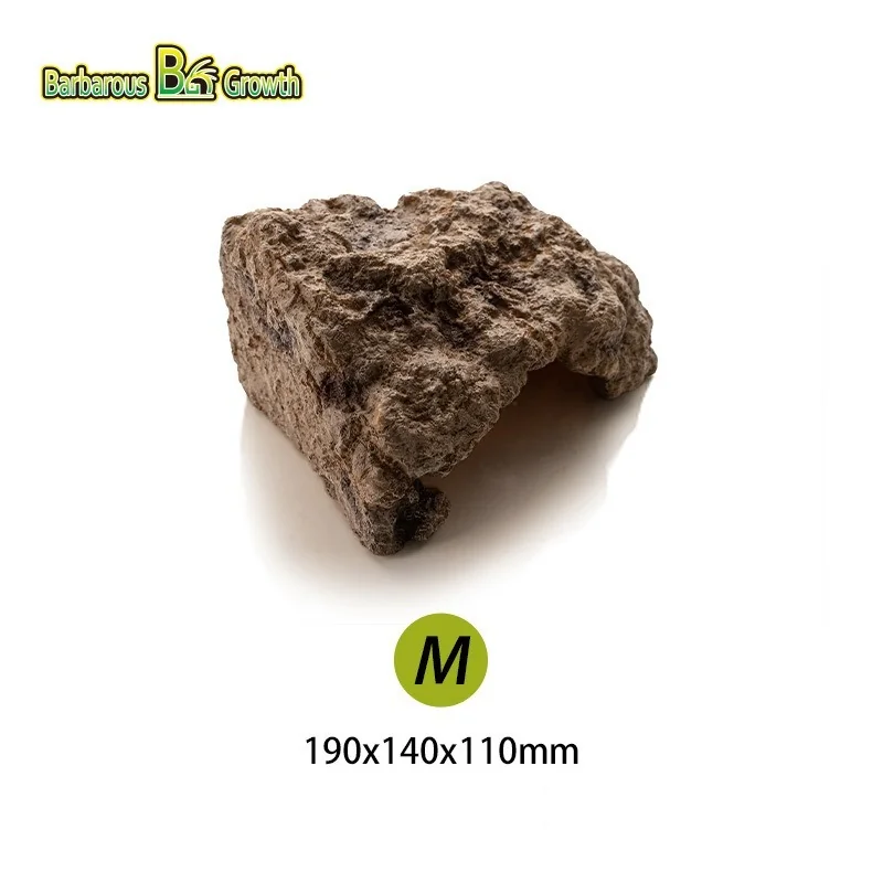 Barbarous Growth Rock Hide Cave ถ้ำหินเสมือนจริงสำหรับสัตว์เลื้อยคลาน งู ตุ๊กแก มี 3 ขนาด Barbarous Growth Rock Hide Cave ถ้ำหินเสมือนจริงสำหรับสัตว์เลื้อยคลาน งู ตุ๊กแก มี 3 ขนาด