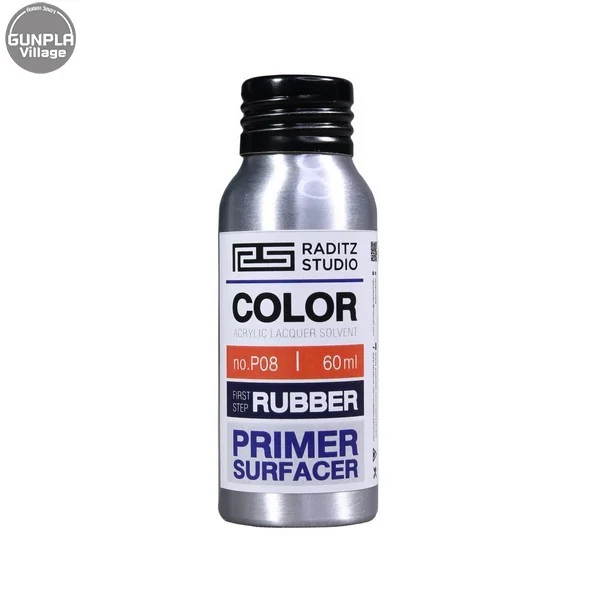 Raditz Studio RS P08 Surface Primer Rubber 60 ml (Surfacer Primer) 8858878800088 (สี) Raditz Studio RS P08 Surface Primer Rubber 60 ml (Surfacer Primer) 8858878800088 (สี)