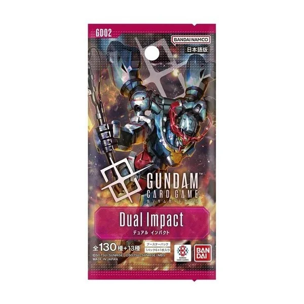 Bandai Gundam Card Game Booster Box GD02 Dual Impact (Japan) แบบกล่อง (24 ซอง) 4582769894503 (การ์ด) Bandai Gundam Card Game Booster Box GD02 Dual Impact (Japan) แบบกล่อง (24 ซอง) 4582769894503 (การ์ด)