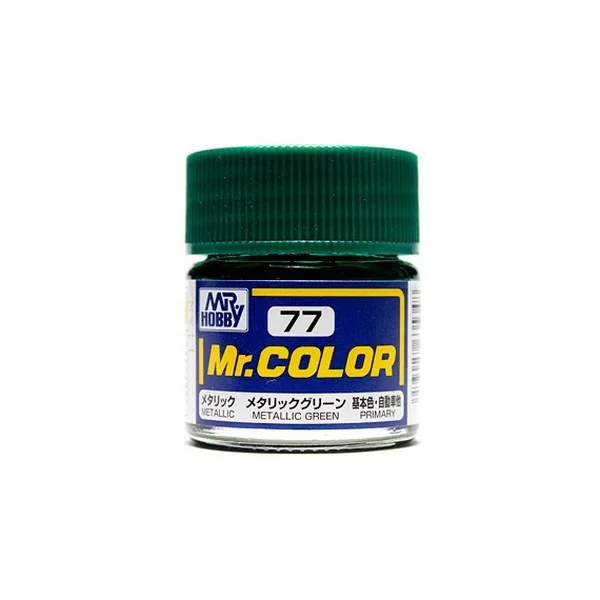 Mr.Hobby Mr.Color C77 Green Metallic Gloss (10ml) 4973028635348 (สี) Mr.Hobby Mr.Color C77 Green Metallic Gloss (10ml) 4973028635348 (สี)