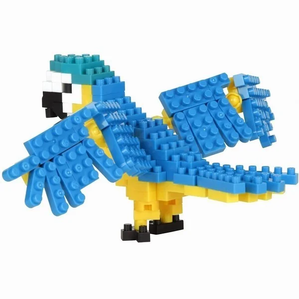 Kawada nanoblock NBC_343 Blue-And-Yellow Macaw 4972825221358 (นาโนบล็อค) Kawada nanoblock NBC_343 Blue-And-Yellow Macaw 4972825221358 (นาโนบล็อค)