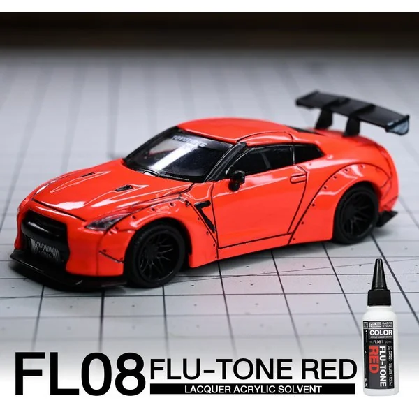 Raditz Studio FL08 Flu-Tone Red 60 ml (Flu-Tone Series) 8858878500088 (สี)