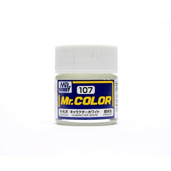 Mr.Hobby Mr.Color C107 Character White Semi-Gloss (10ml) 4973028635454 (สี)
