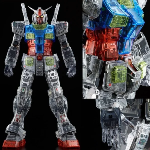 Bandai (เฉพาะพาร์ทเสริม เกราะใส) PG Unleashed RX-78-2 Gundam Clear Color Part 4573102614063 (Plastic Model)