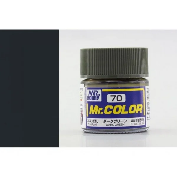 Mr.Hobby Mr.Color C70 Dark Green Flat (10ml) 4973028635270 (สี) Mr.Hobby Mr.Color C70 Dark Green Flat (10ml) 4973028635270 (สี)