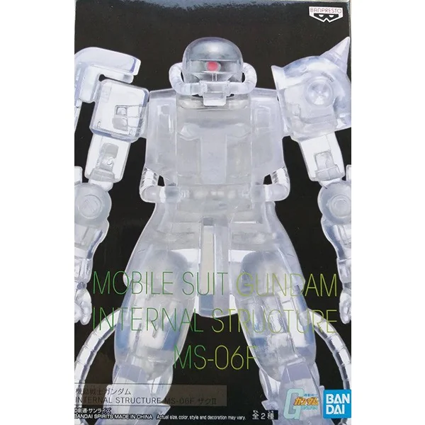 Banpresto Mobile Suit Gundam Internal Structure MS-06F Zaku II (Ver.B) [Clear] 4983164166101 (Figure)